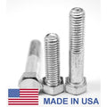 USA Medium Carbon Steel Zinc Plated Hex Cap Screw, 5/8 inch-11 x 7 inch, Grade 5, Pk 27 A963540