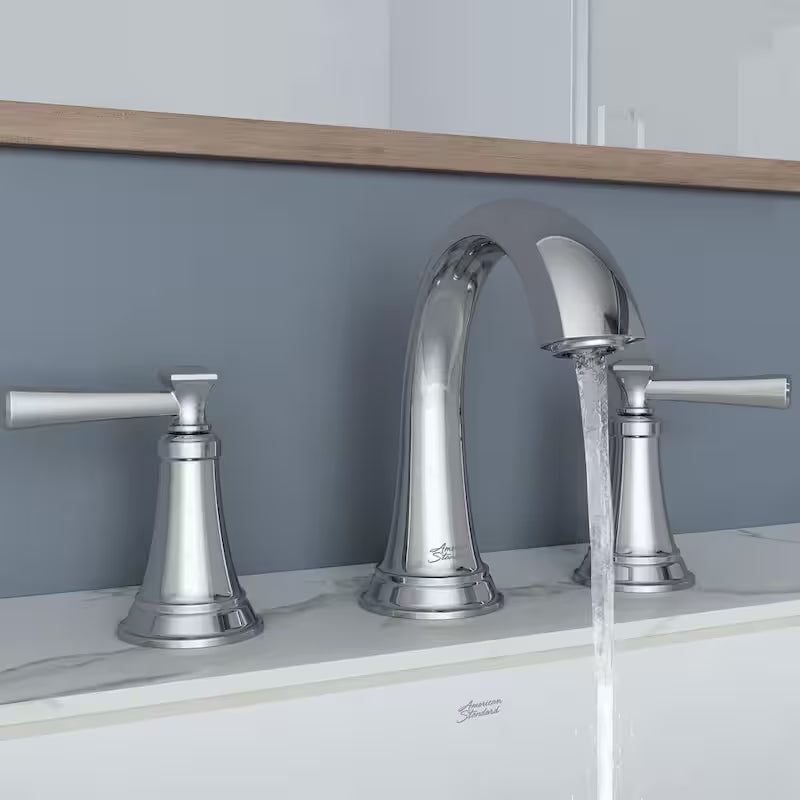 8 in. Widespread 2-Handle Bathroom Faucet in Polished Chrome W67794
