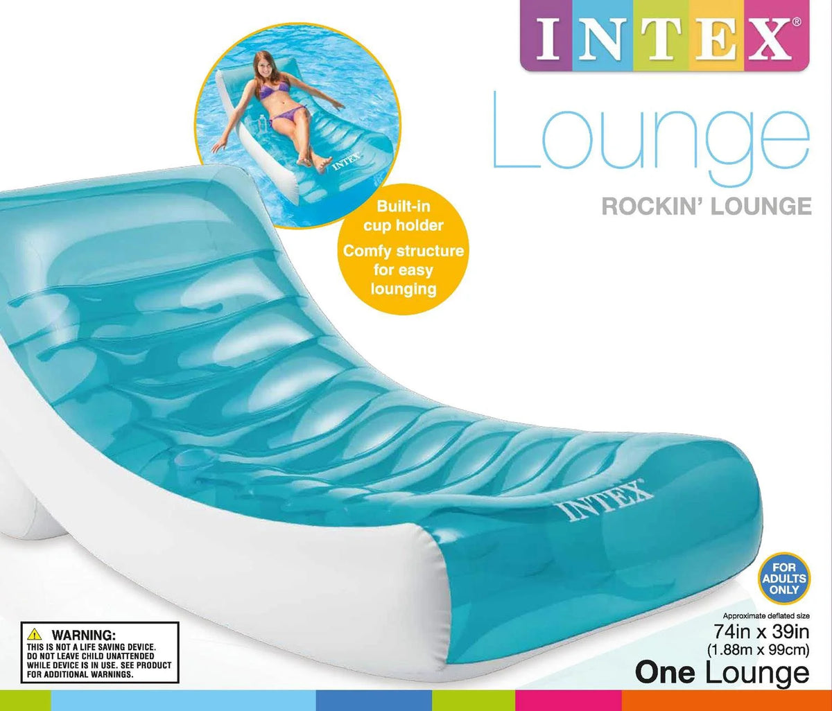 4 Pack Inflatable Pool Floating Raft with Cupholder T57512