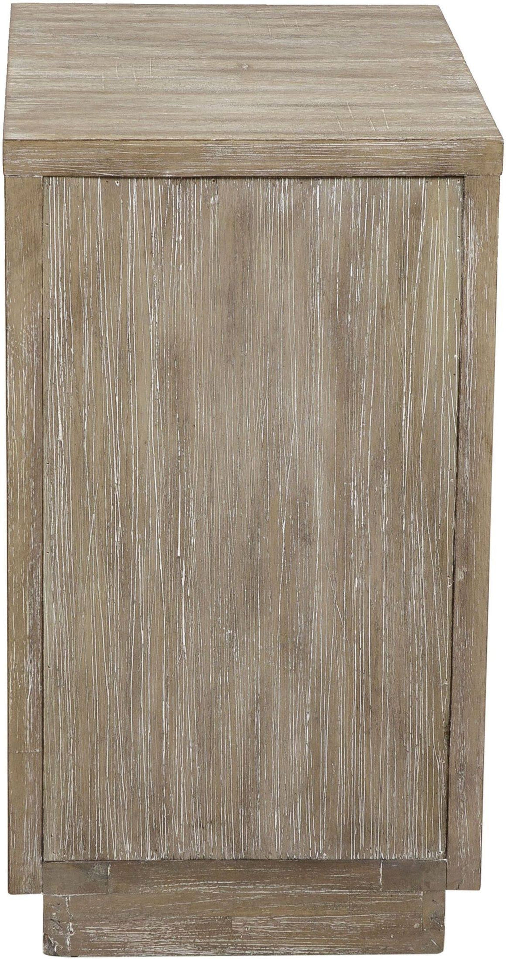 Acacia Wood Three Drawer Side Table T60841