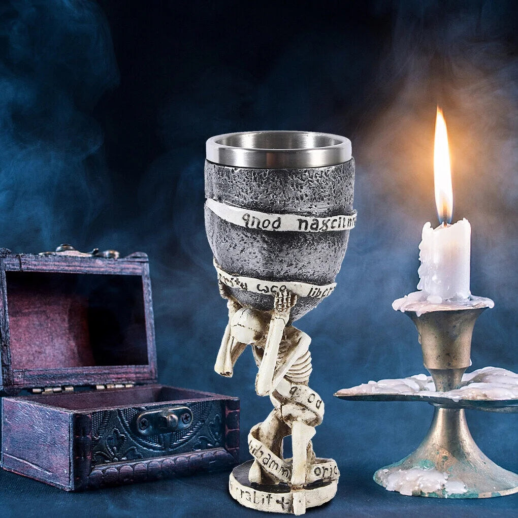 Stainless Steel Gothic Wine Cups B11802