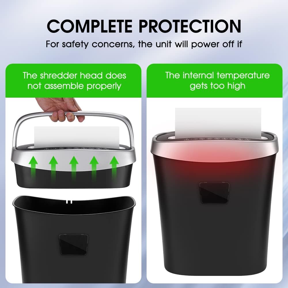 8-Sheet Cross-Cut Paper and Credit Card Shredder, 3.96 Gallon C3086