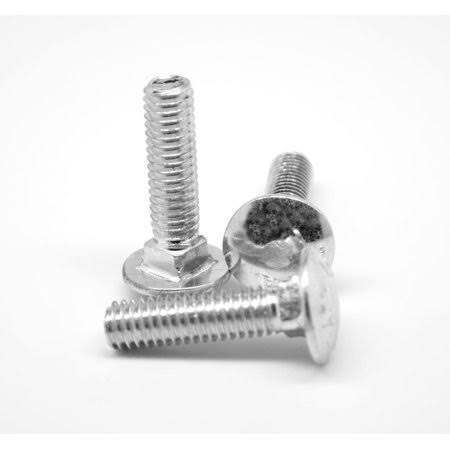 3/8 inch-16 x 3 inch Coarse Thread Grade 5 Carriage Bolt Medium Carbon Steel Zinc Plated Pk 100 Z2001