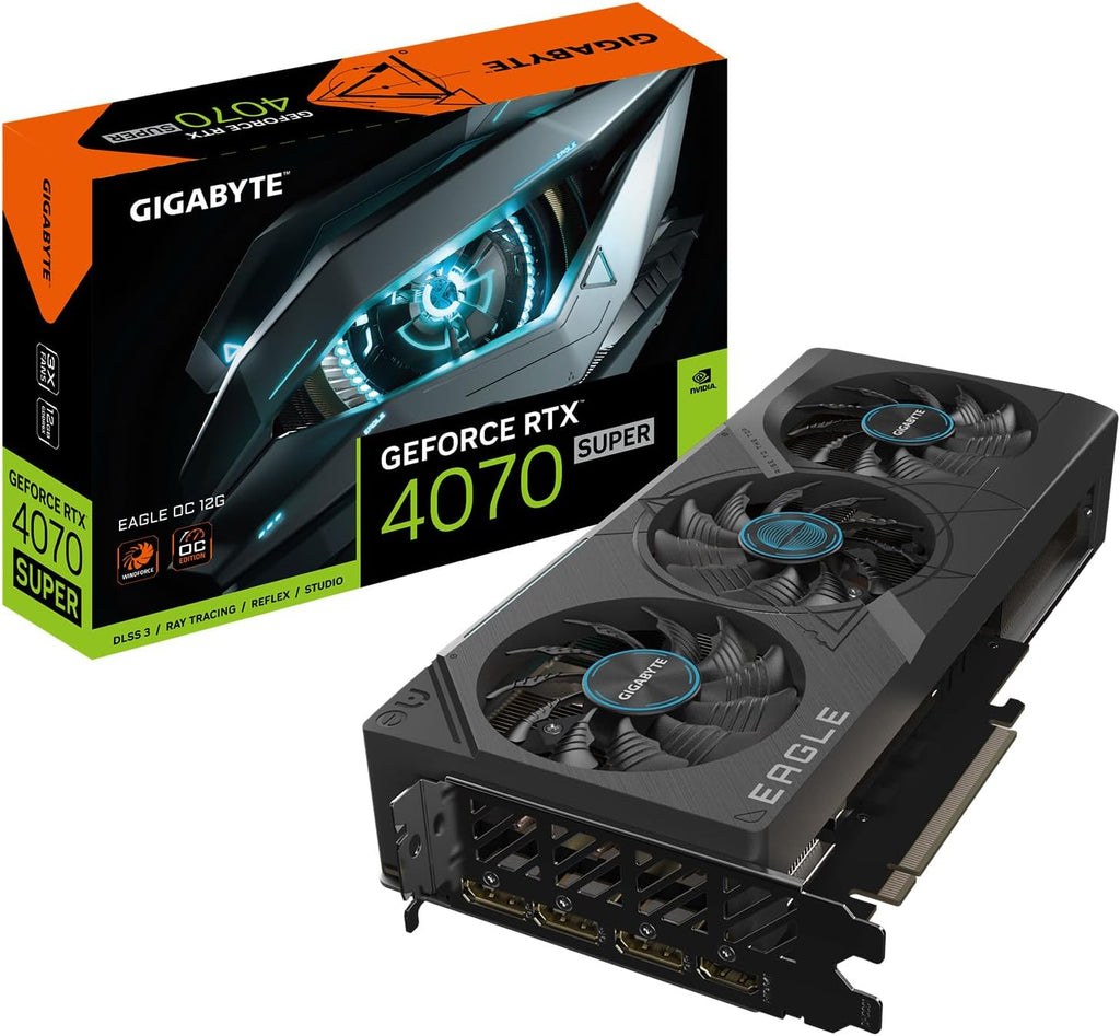 GeForce RTX 4070 Super 12G Graphics Card with 3X WINDFORCE Fans H745
