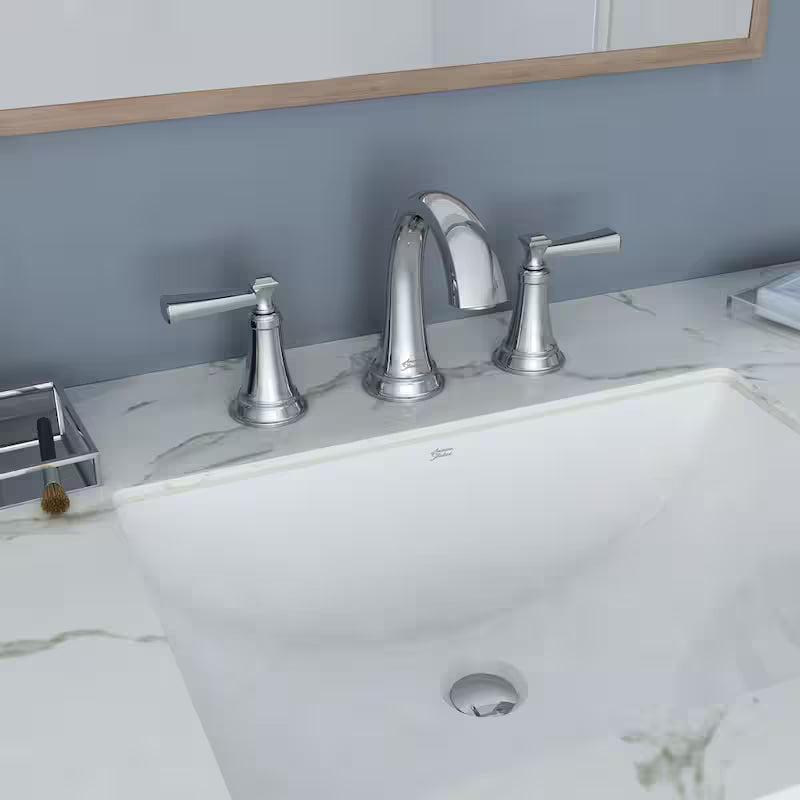 8 in. Widespread 2-Handle Bathroom Faucet in Polished Chrome W67794