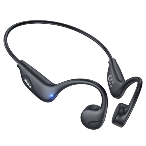 Bone Conduction Open Ear Headphones Bluetooth 5.4 with Mic 10H Playtime IPX5 Waterproof V74787