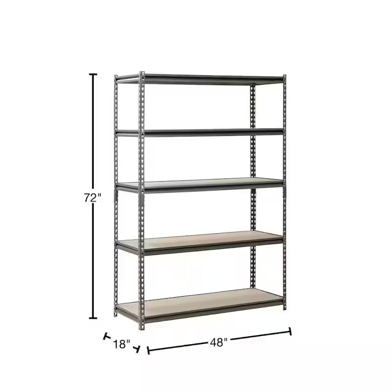5-Tier Steel Storage Shelving Unit W568718