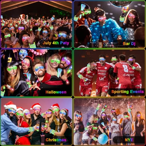 84PCS LED Glow Glasses A619