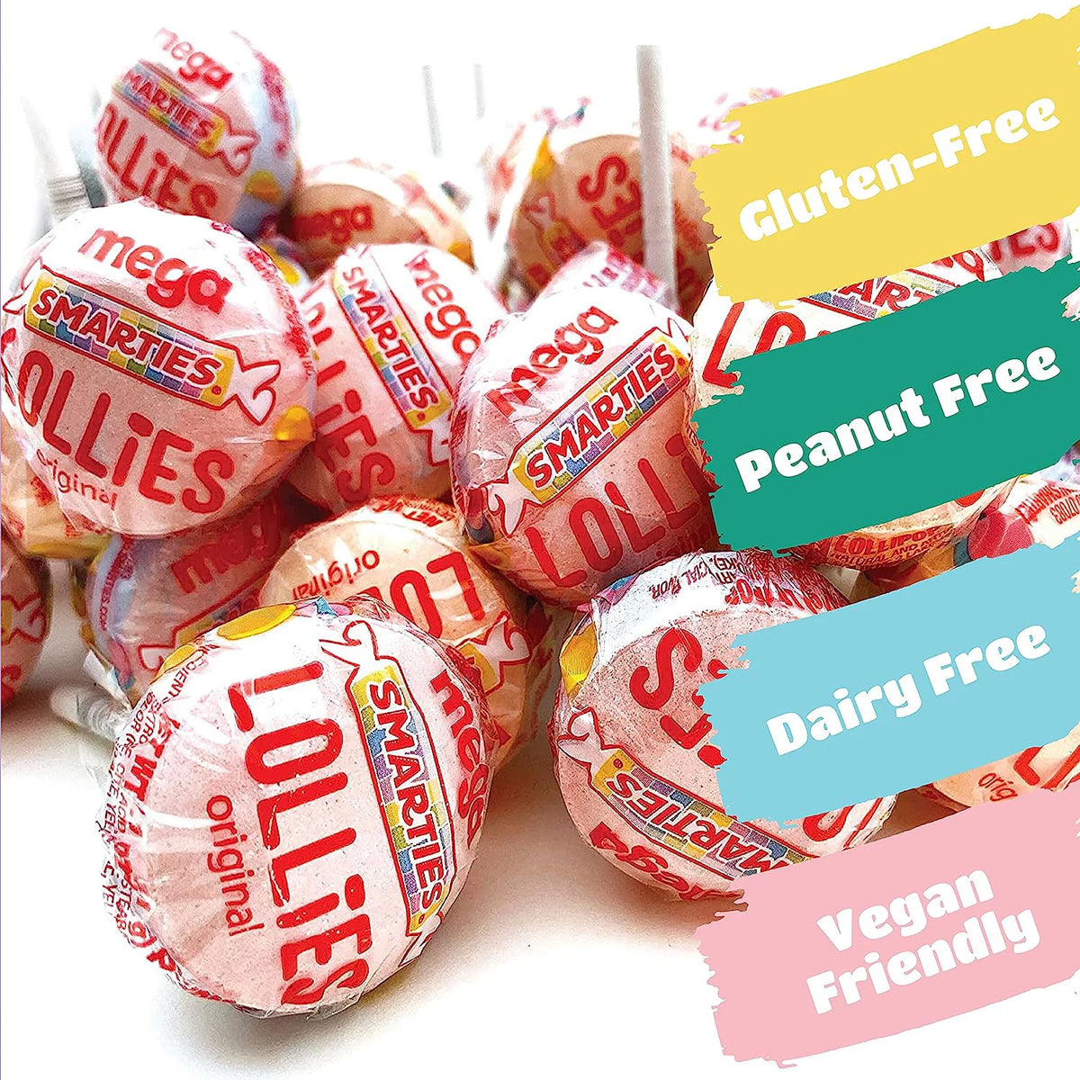30 Count 2.2 Pounds Vegan Hard Candy Lollipops L353
