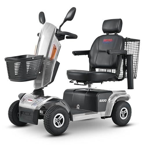 Grey 4-Wheel Electric Mobility Scooter R7073