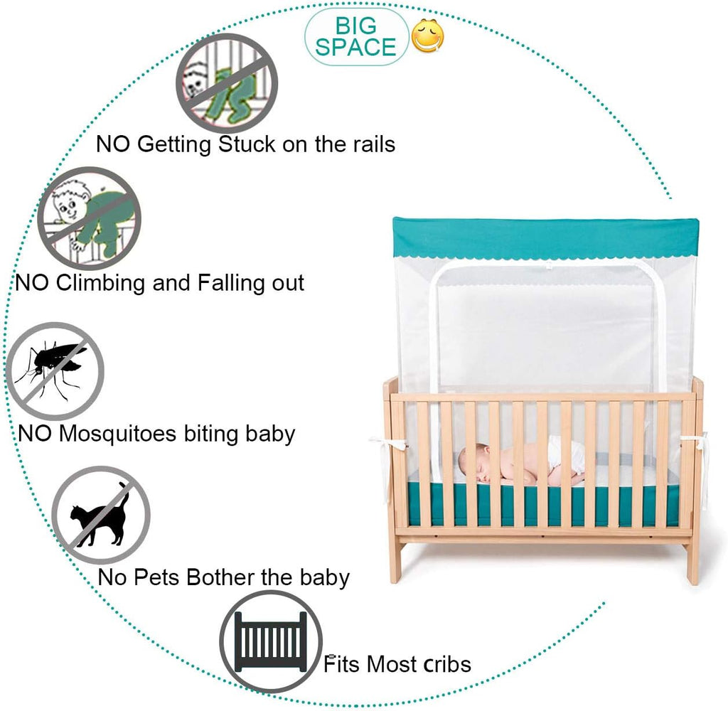 See Through Mesh Crib Safety Tent K5963
