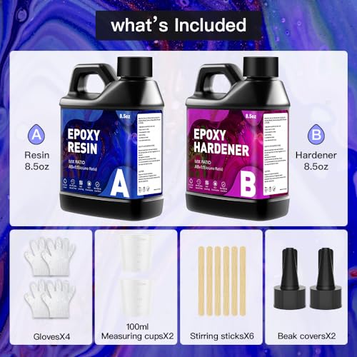 17OZ Crystal Clear Epoxy Resin Kit G37817