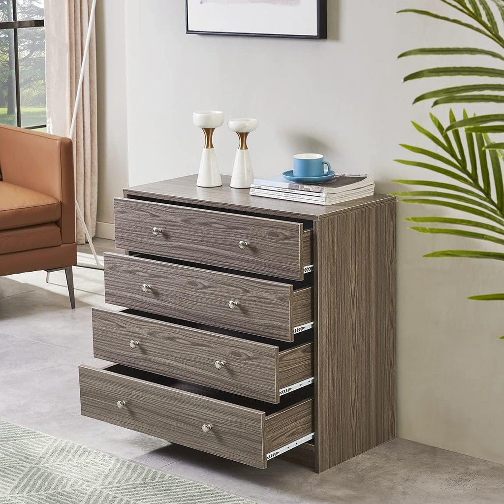 Black 5 Drawer Wood Dresser Y80067