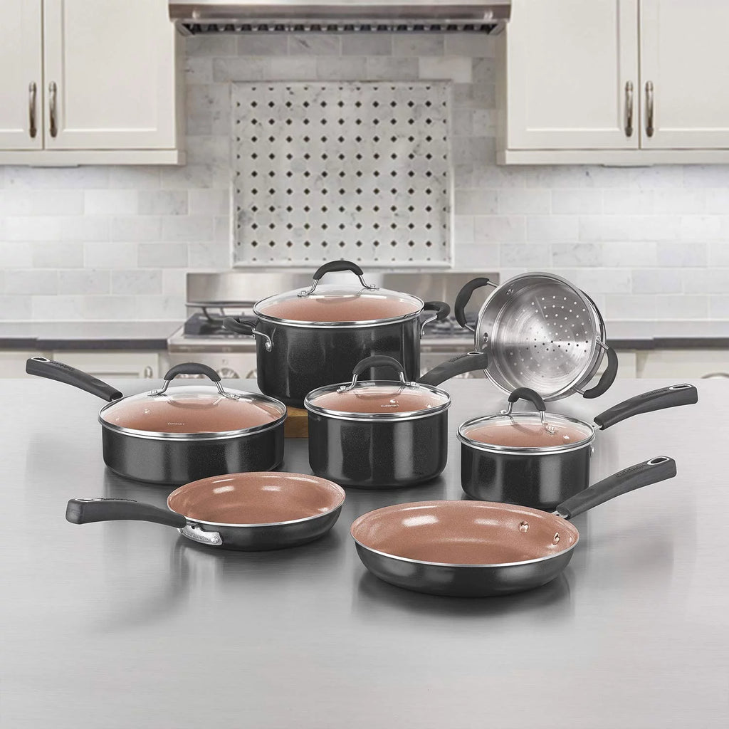 11 Piece Non-stick Ceramic Cookware Set V768