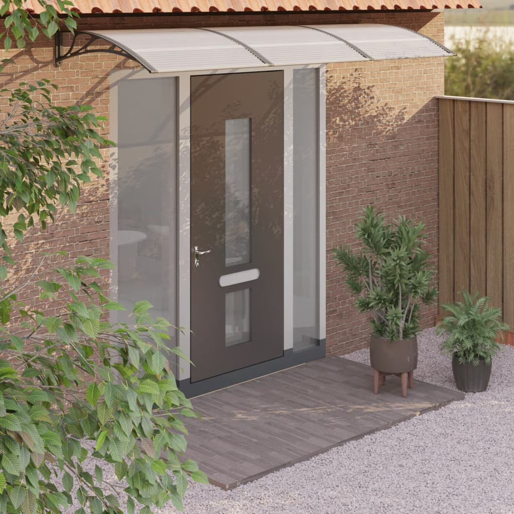 Door Canopy Black Polycarbonate X192708