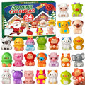 2025 Christmas Advent Calendar with 24 Slow Rising Toys R7696