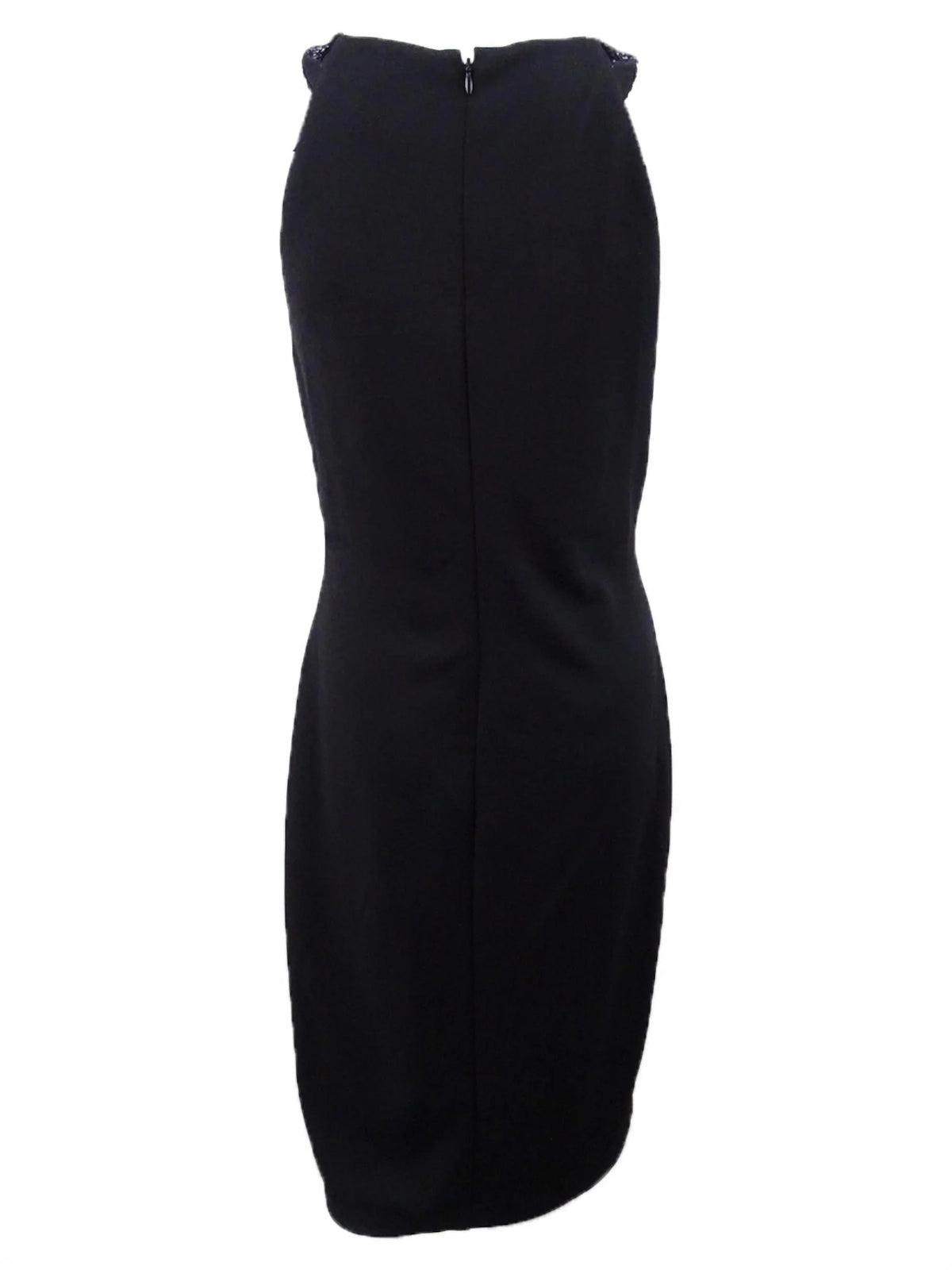 Black Ruffled Halter Dress T590