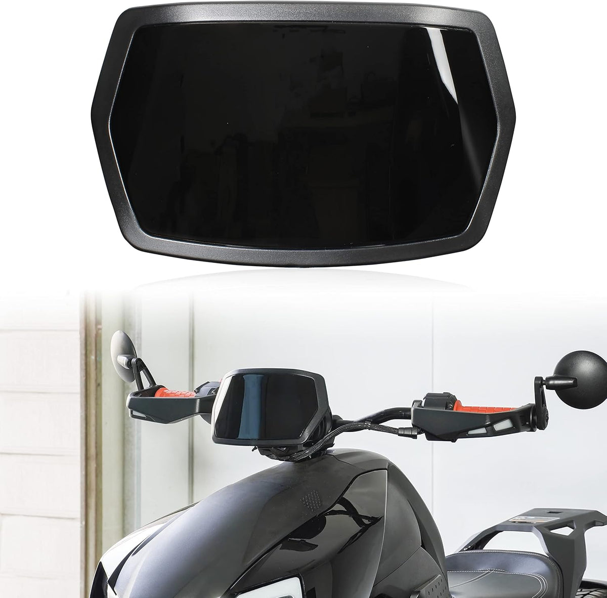 Black Gauge Spoiler Kit for Can-Am Ryker (1PCS, Pack of 2) T991