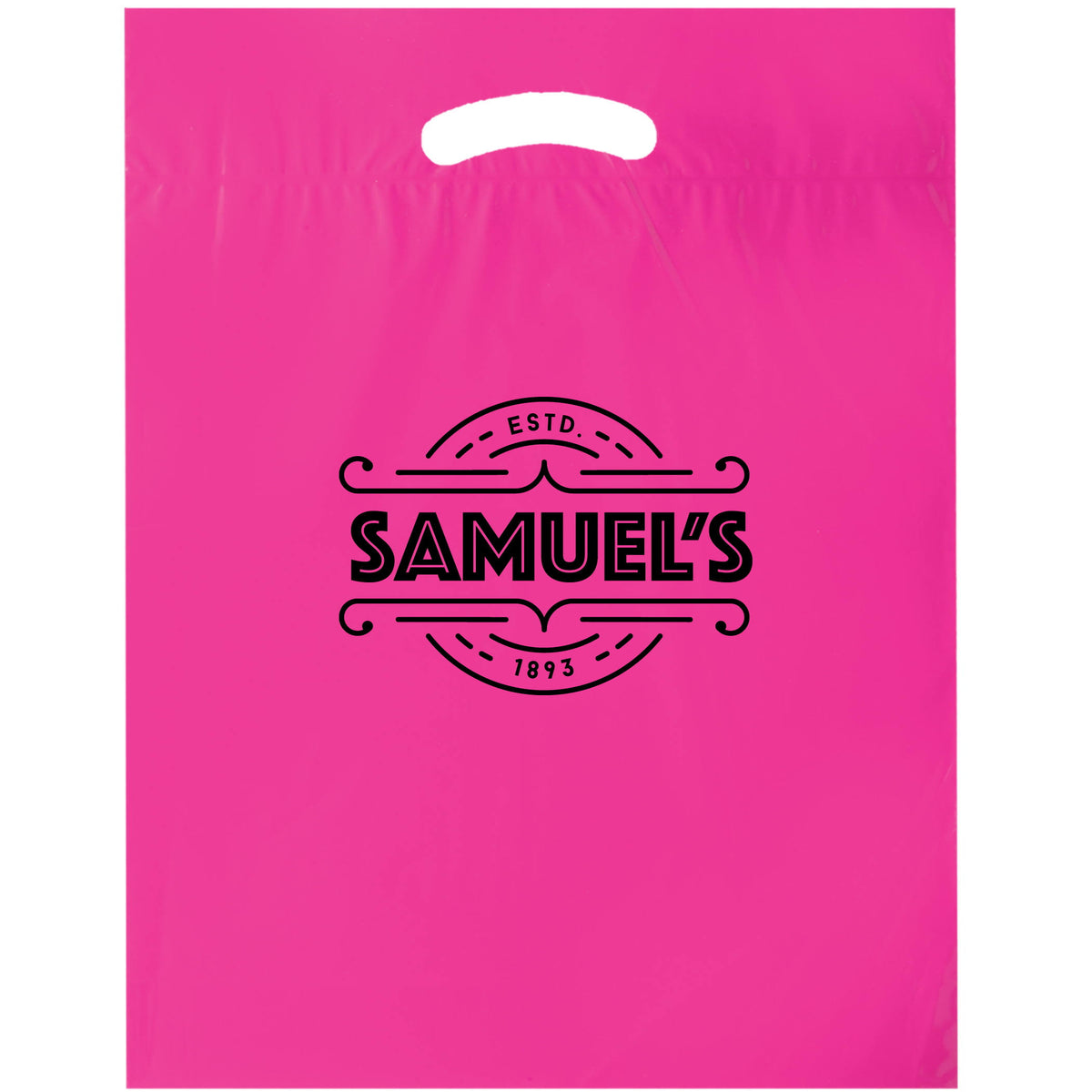 Fold Over Die Cut Bag D1195