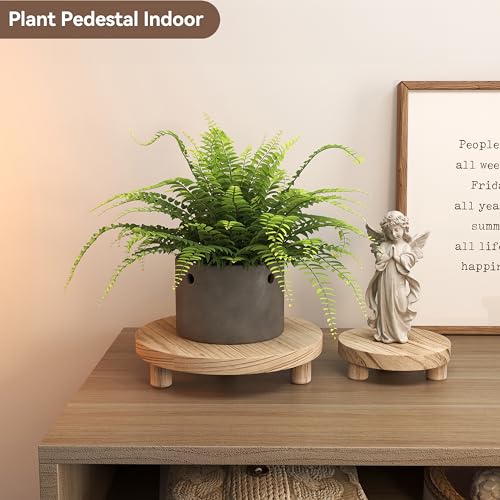 3 Pcs Wood Plant Stand Indoor Outdoor R22260
