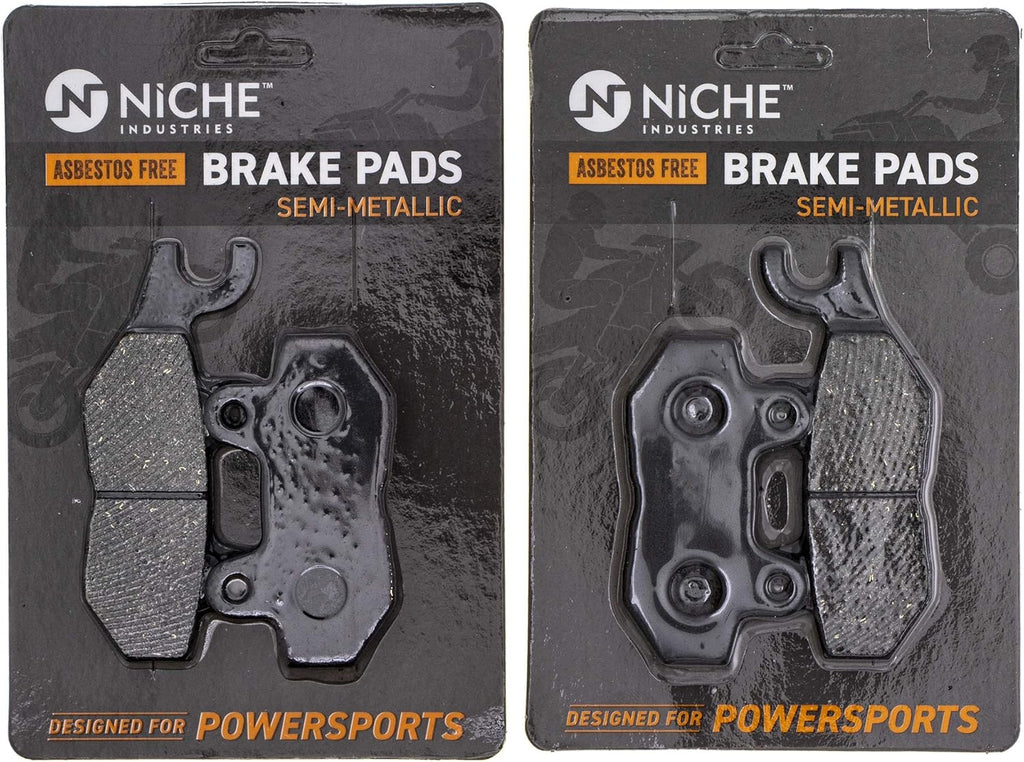 Front Semi-Metallic Brake Pad Set Pack of 2 V100142