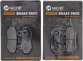 Front Semi-Metallic Brake Pad Set Pack of 2 V100142