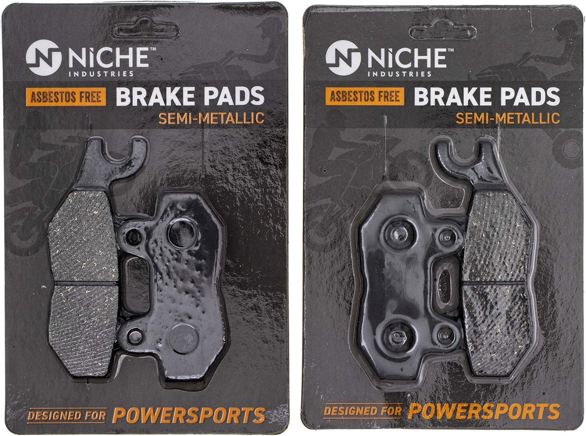 Front Semi-Metallic Brake Pad Set Pack of 2 V100142