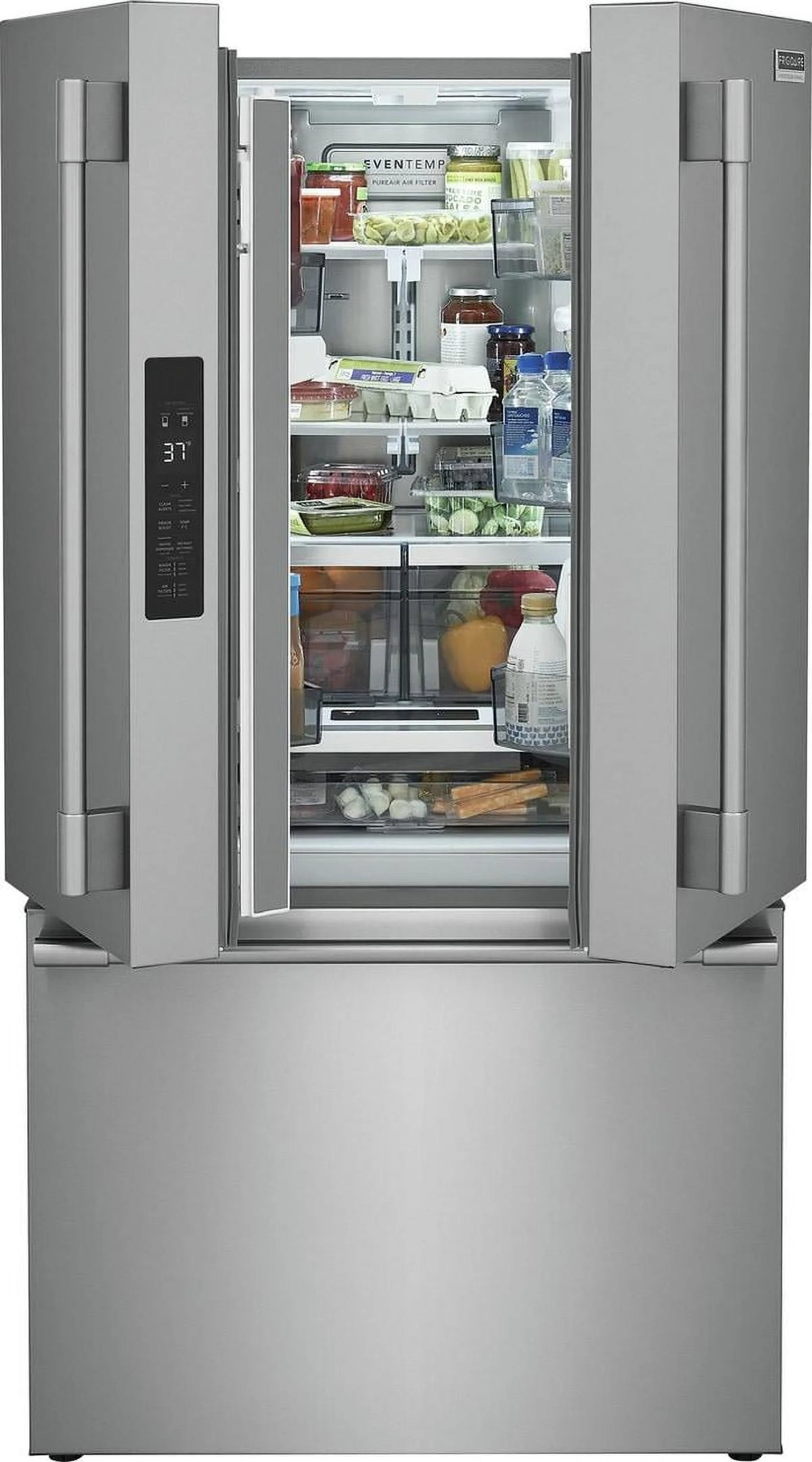 23.3 Cu. Ft. Stainless Steel French Door Counter-Depth Refrigerator T5217