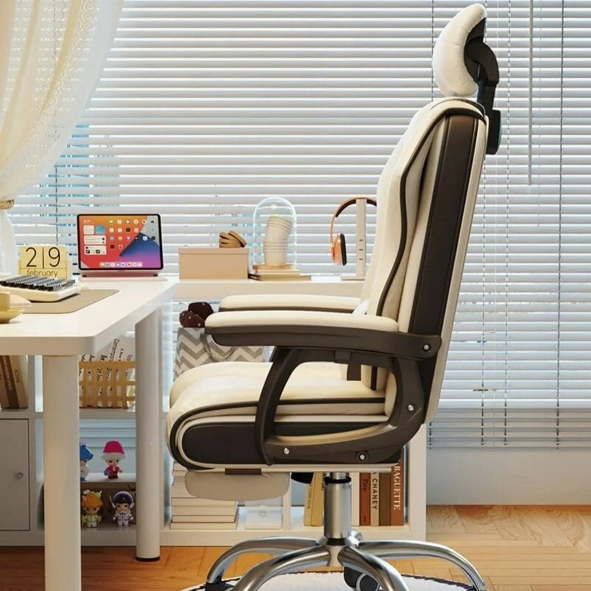 Ergonomic Reclining Leather Office Chair E306