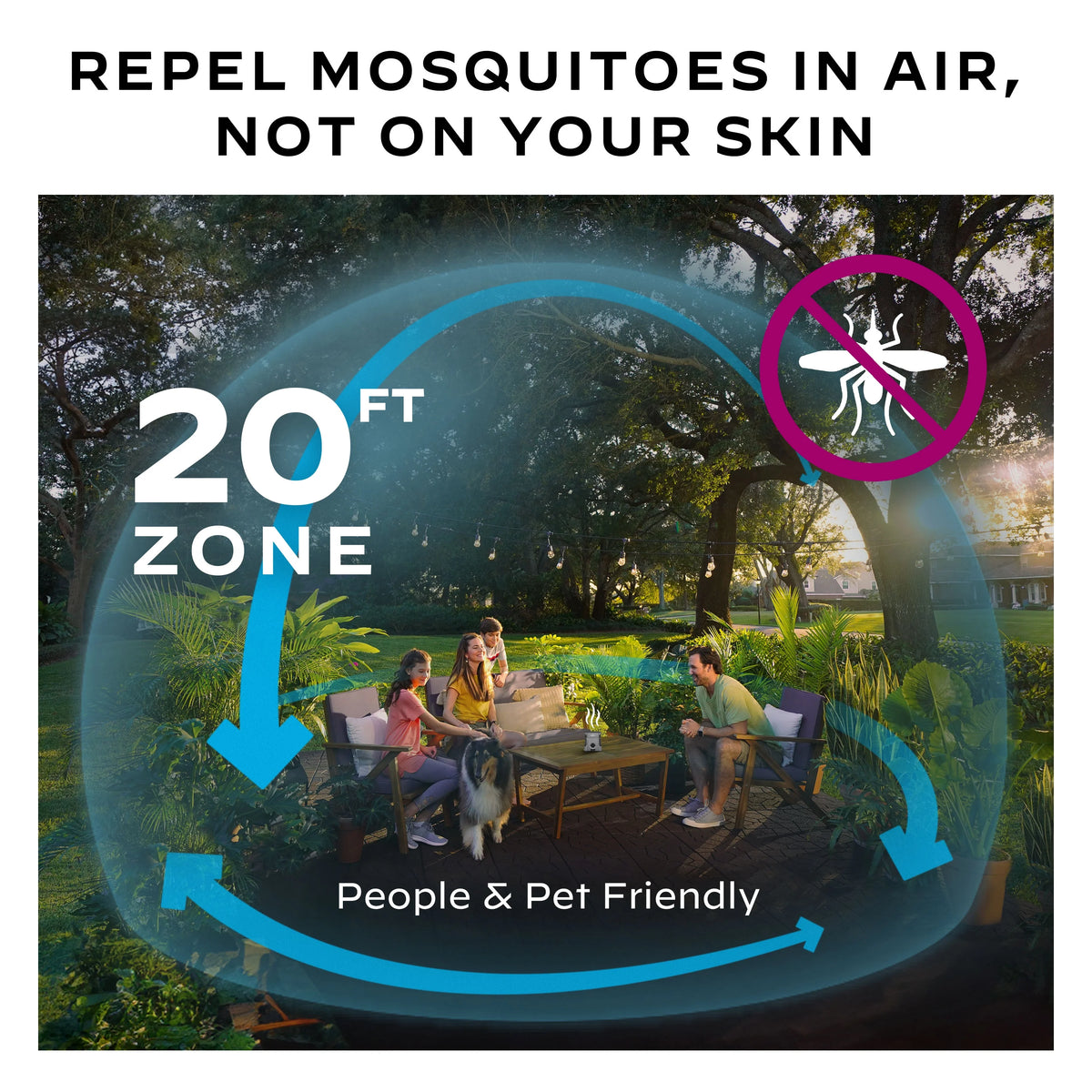 Rechargeable Mosquito Repellent with 12-Hour Refill Y208