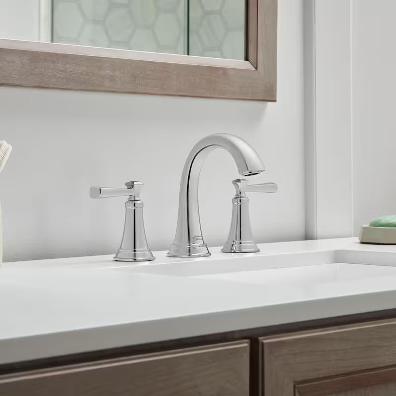 8 in. Widespread 2-Handle Bathroom Faucet in Polished Chrome W67794