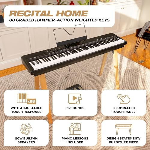 88 Hammer Action Weighted Keys Digital Piano G767
