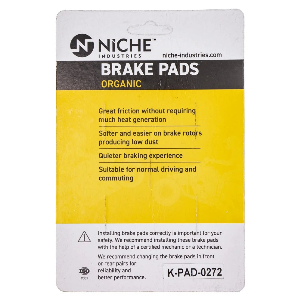 Complete Organic Brake Pad Set for Victory Cross Country Motorcycle E80342