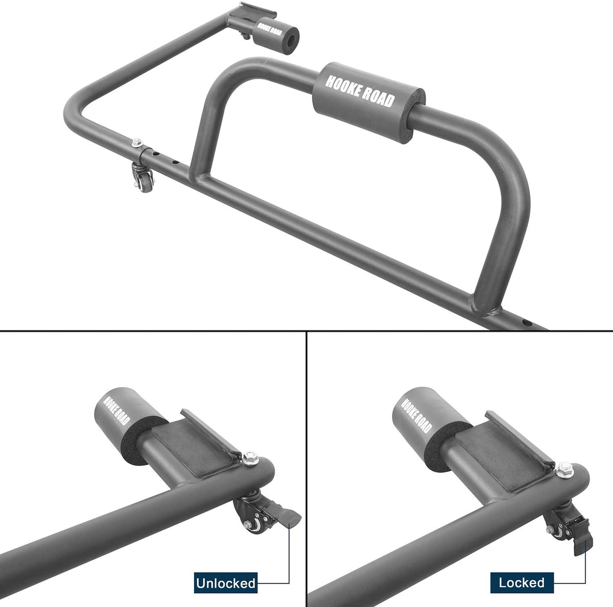 Hardtop Storage Rack Sliding Cart D2670