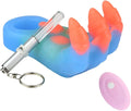 Finger Bullet Vibrator with Penis Ring Remote Control Wearable Panty Vibrator W70610