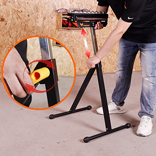 Roller Support Stand 132 Lbs Load Capacity Twin Pack P495
