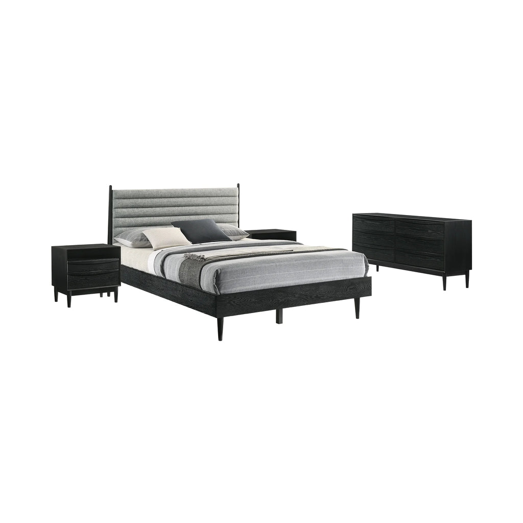 Queen 4 Piece Wood Bedroom Set S863