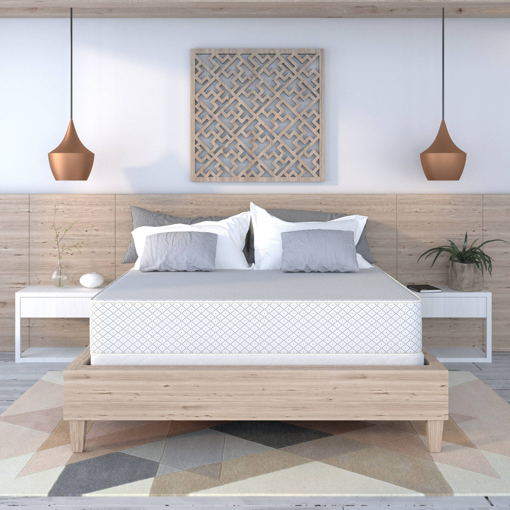 Firm 10-Inch King Size Foam Mattress and Foundation Set X28118