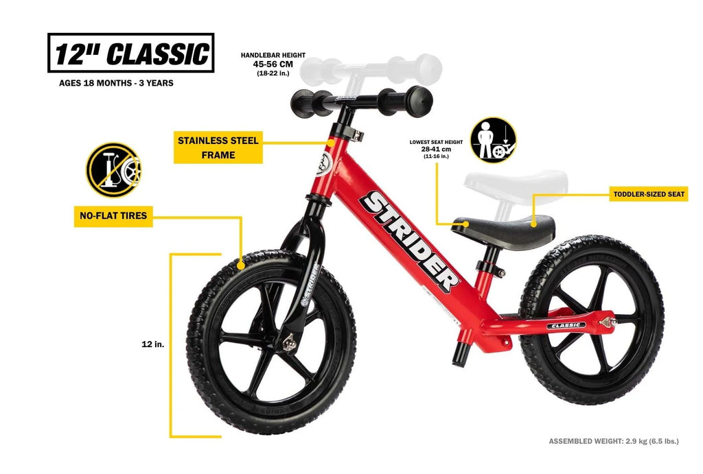 Red Balance Bike Y567