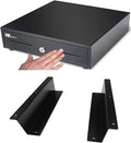 Heavy Duty Black Push Open Cash Drawer with Metal Bracket E3362