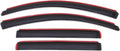 4-Piece In-Channel Side Window Deflector for Nissan Titan Crew Cab Q964