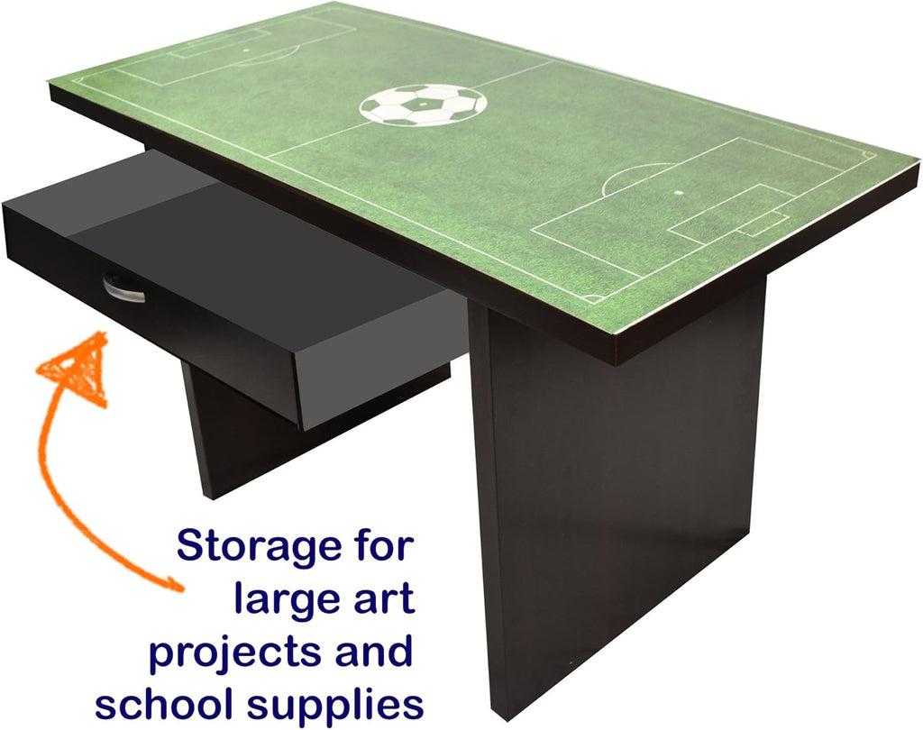 Kids Soccer Fan Desk with Drawer C7600