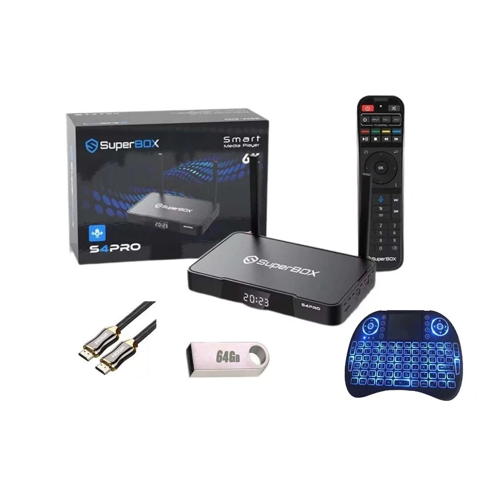 6K Voice control remote 64G USB Flash Drive 8K hd cable E658