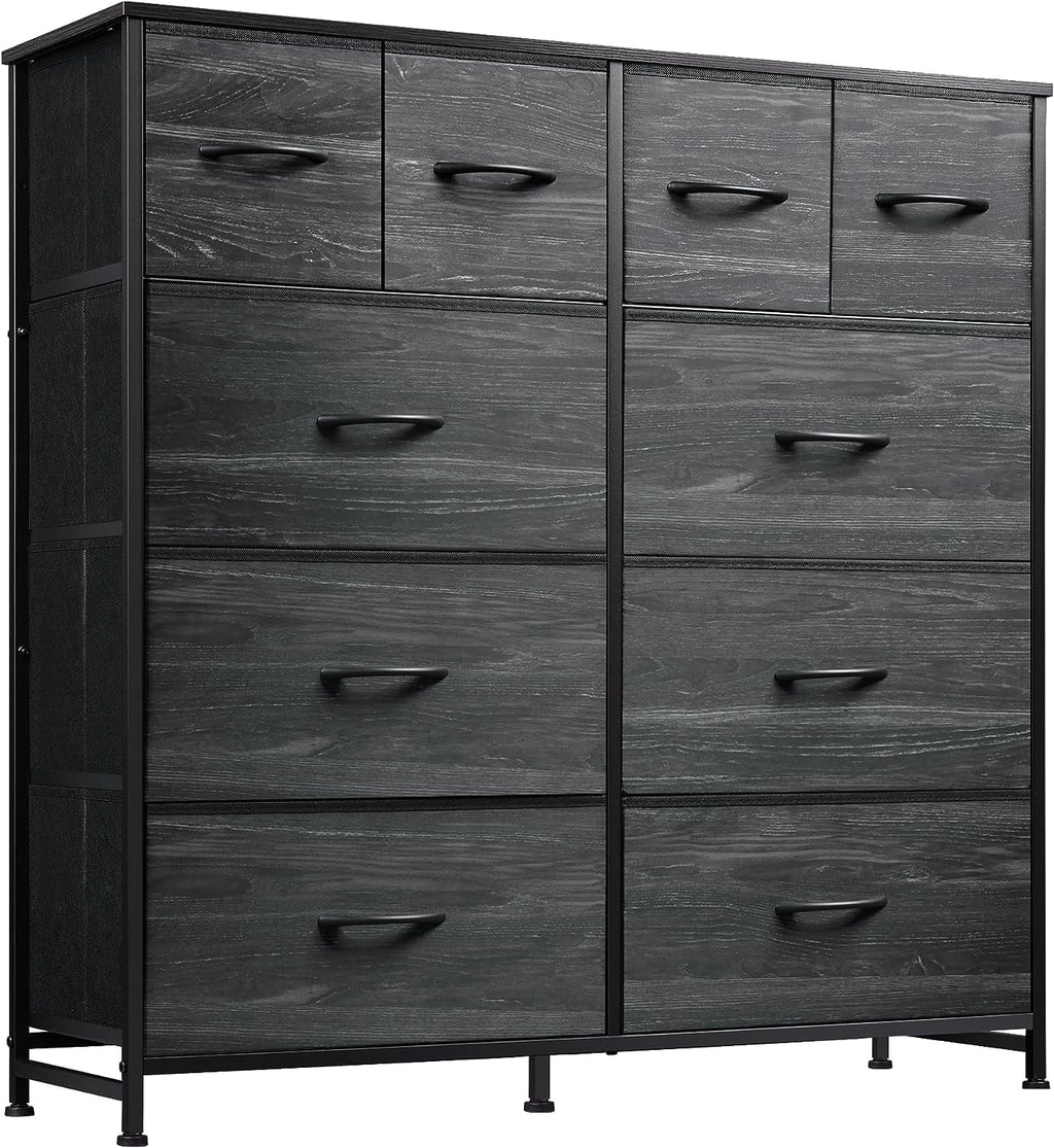 Fabric Dresser with 10 Deep Drawers V9937