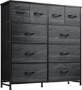 Fabric Dresser with 10 Deep Drawers V9937