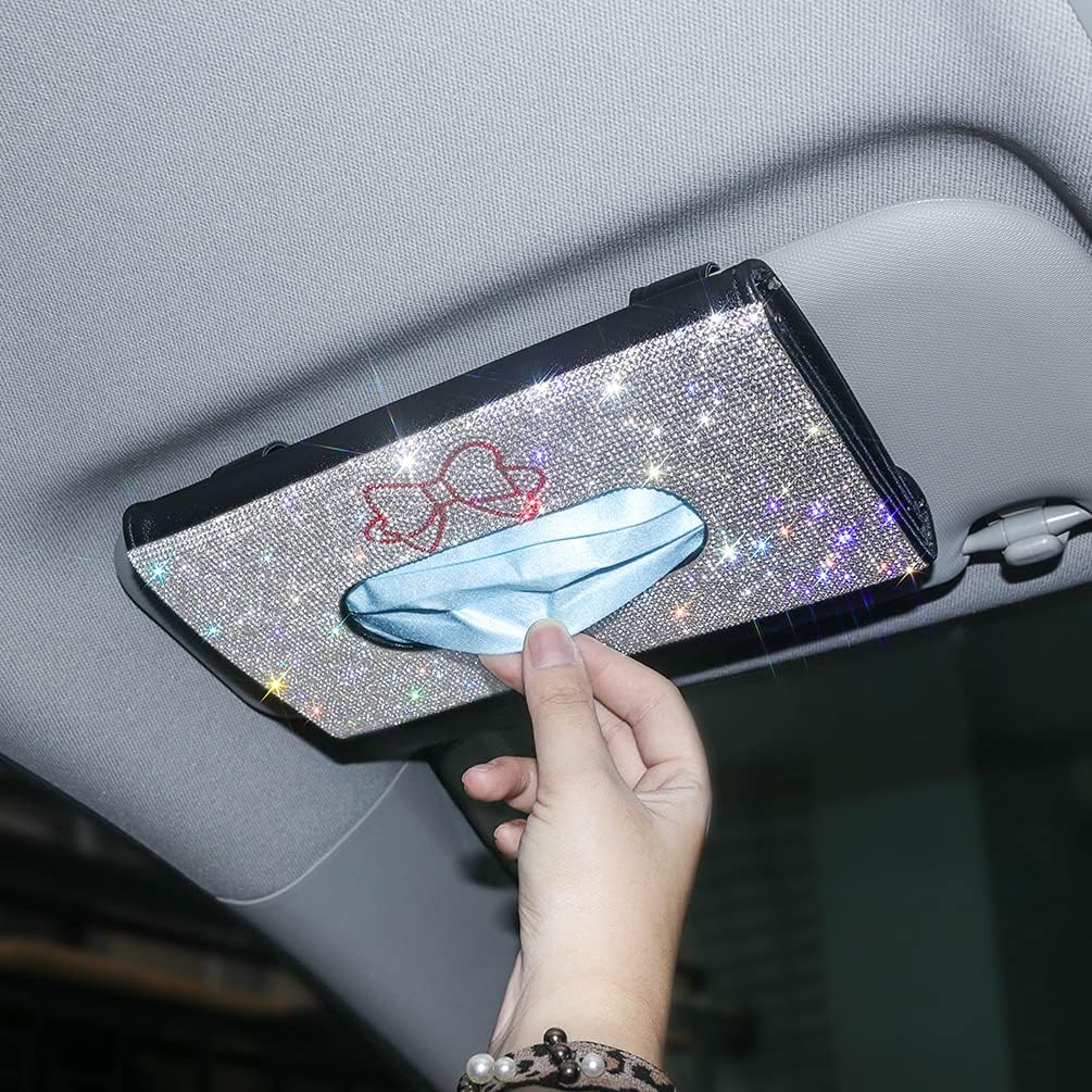 Red Queen Crown Tissue Box Holder for Sun Visor F3453