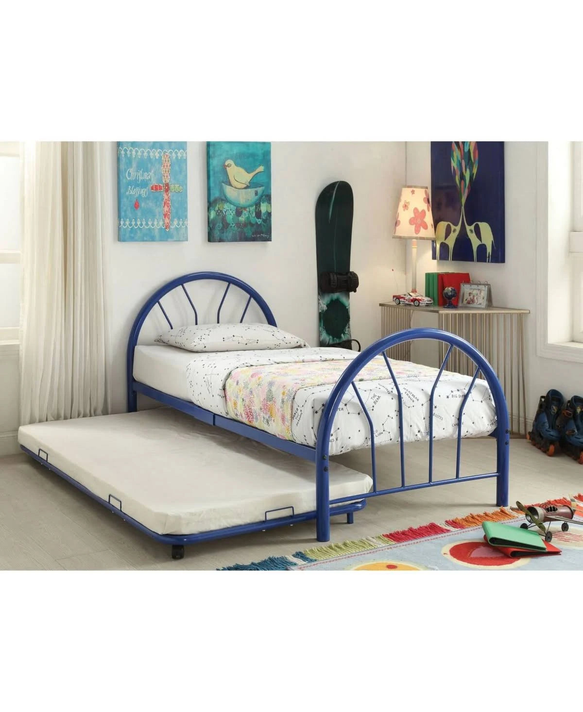 White Twin Trundle U771449