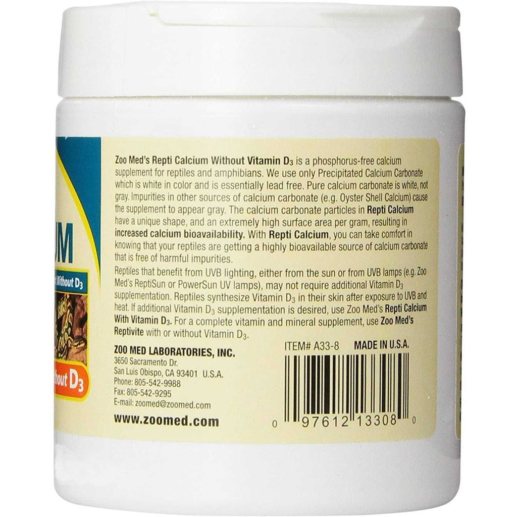 Reptile Calcium without D3 O807