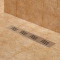 Brushed Stainless Steel Linear Shower Drain T5145