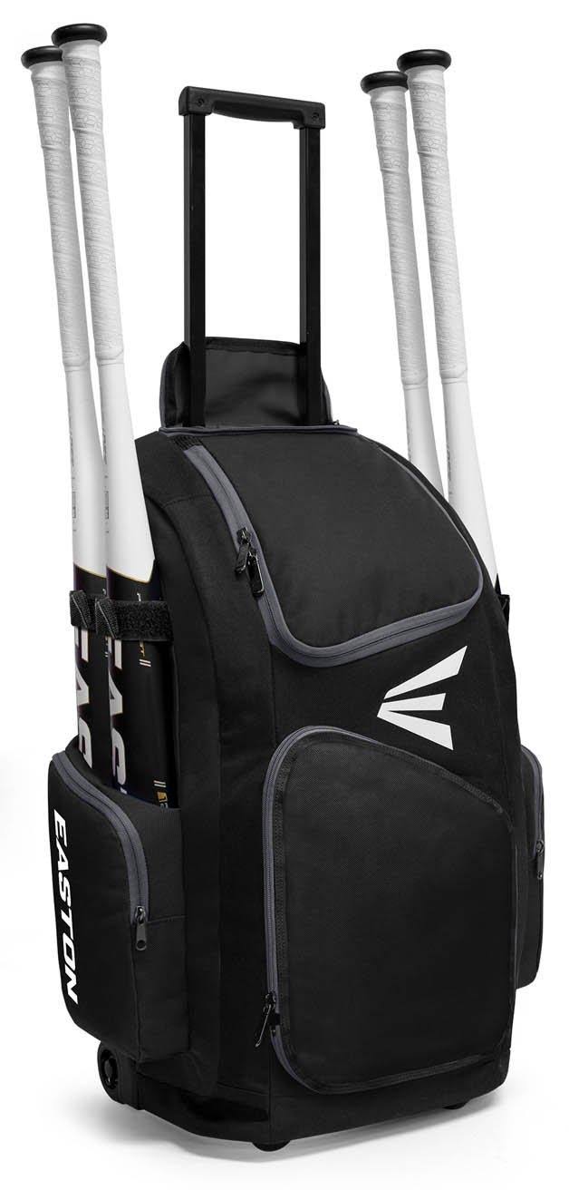 Black Stand Up Wheeled Bag H6102
